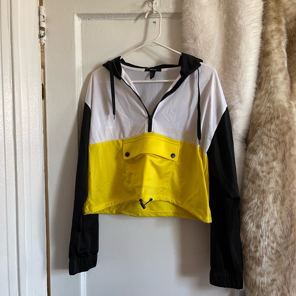 Color Block Athletic Hoodie